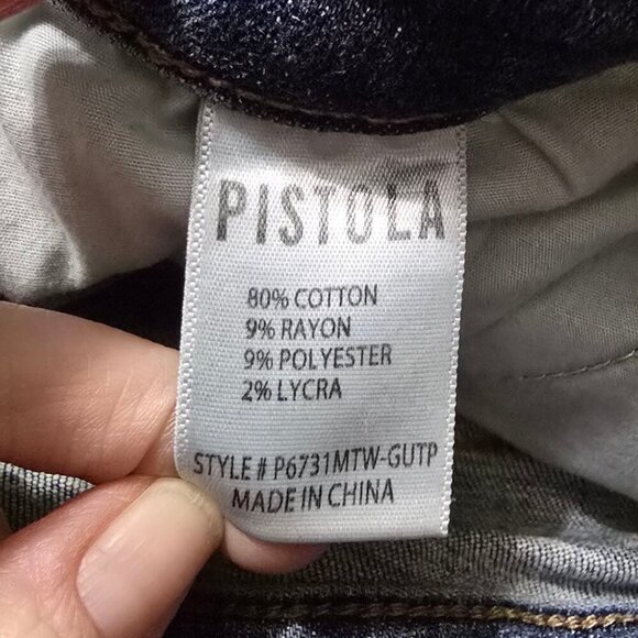 Pistola Arielle High Rise Skinny Jeans Sz 30 - Picture 8 of 9
